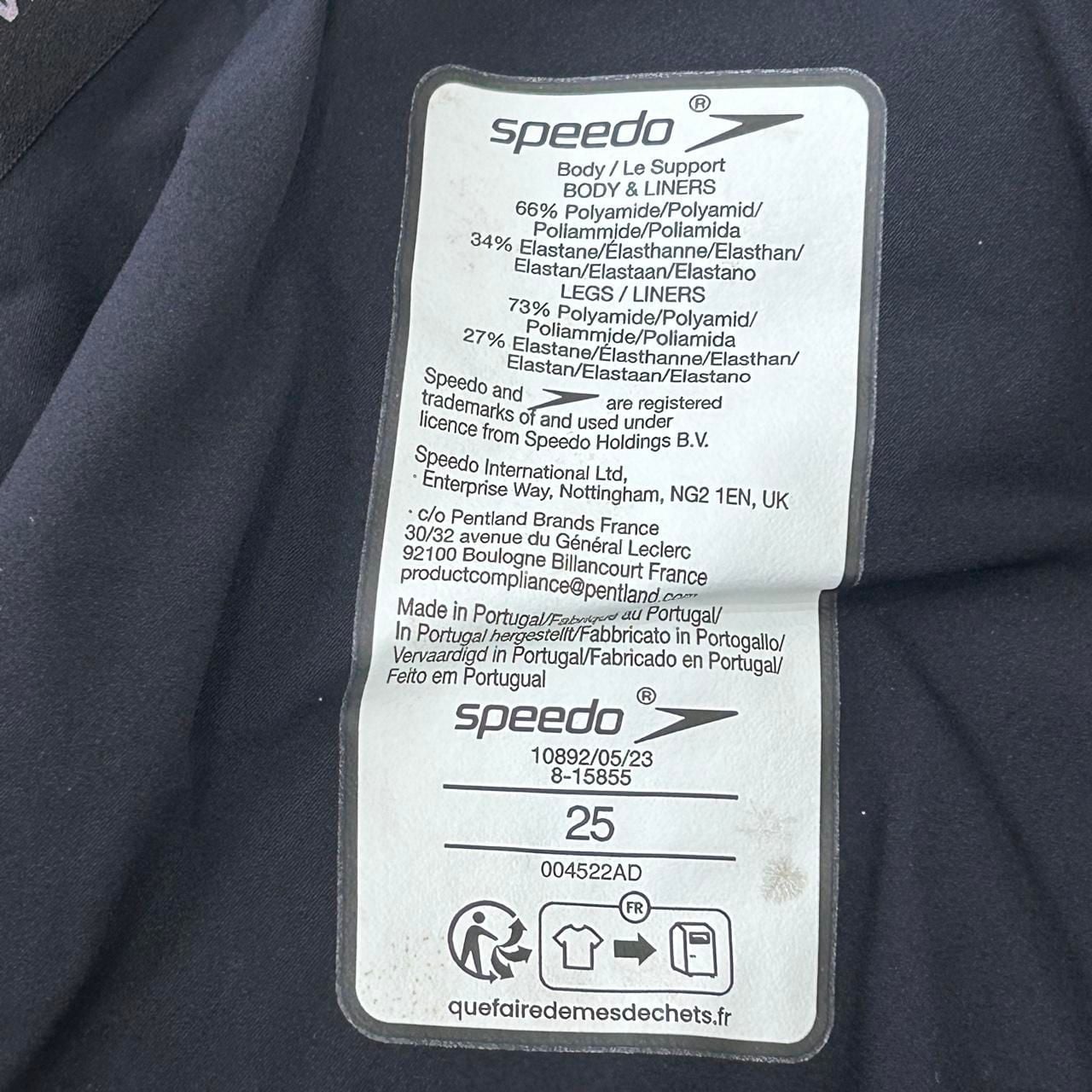 Speedo Fastskin LZR Pure Valor Kneeskin Size 25 Blue 3