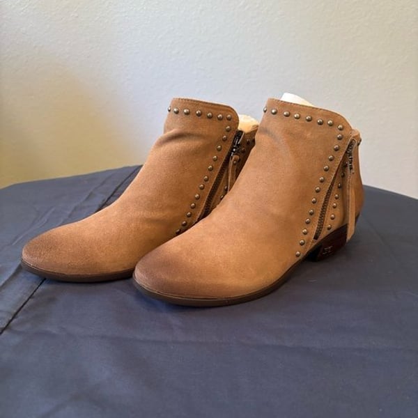 Sam Edelman Paola studded ankle booties NEW WITH ORIGINAL BOX!!