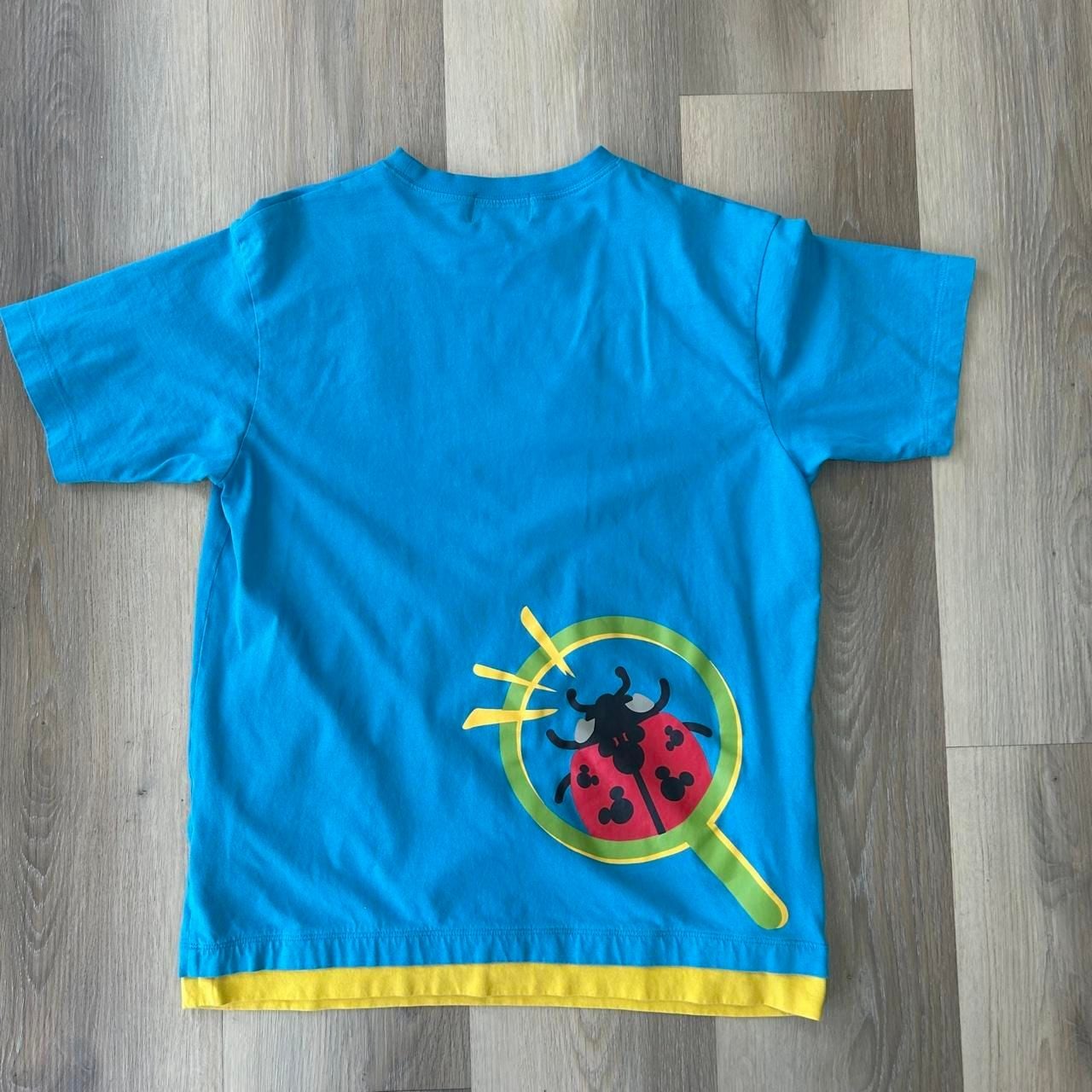 Tokyo Disney Resort Donald Duck Oh Look T-Shirt Size M Blue 2