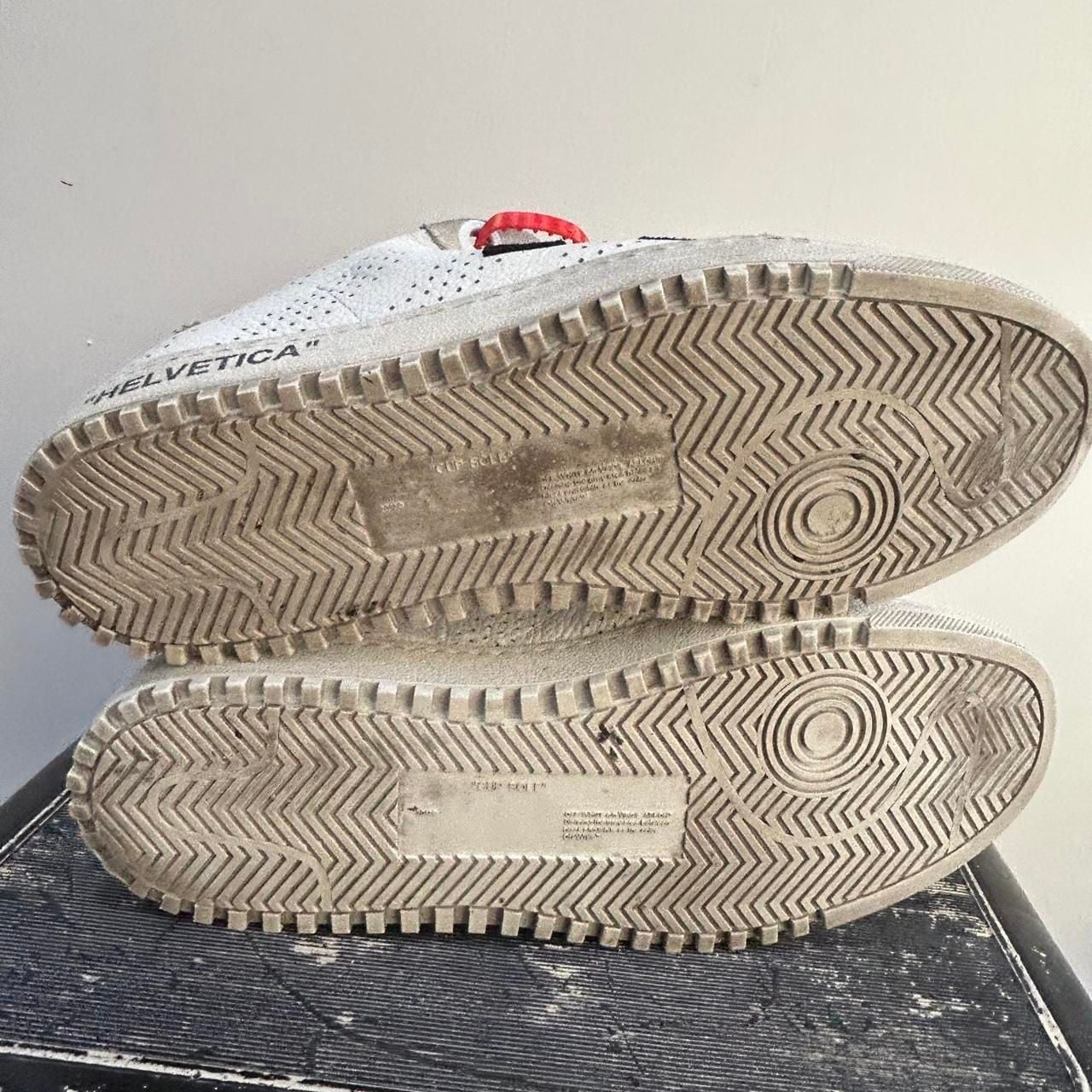 Off-White Out Of Office OOO Sneakers Size 39 White Black Helvetica 8