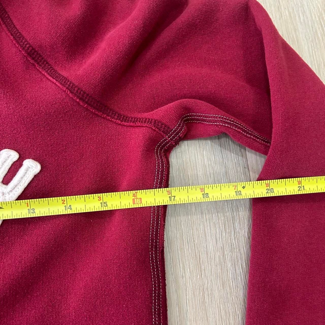 Abercrombie & Fitch Fitch 92 Hoodie Size M Burgundy Red 6