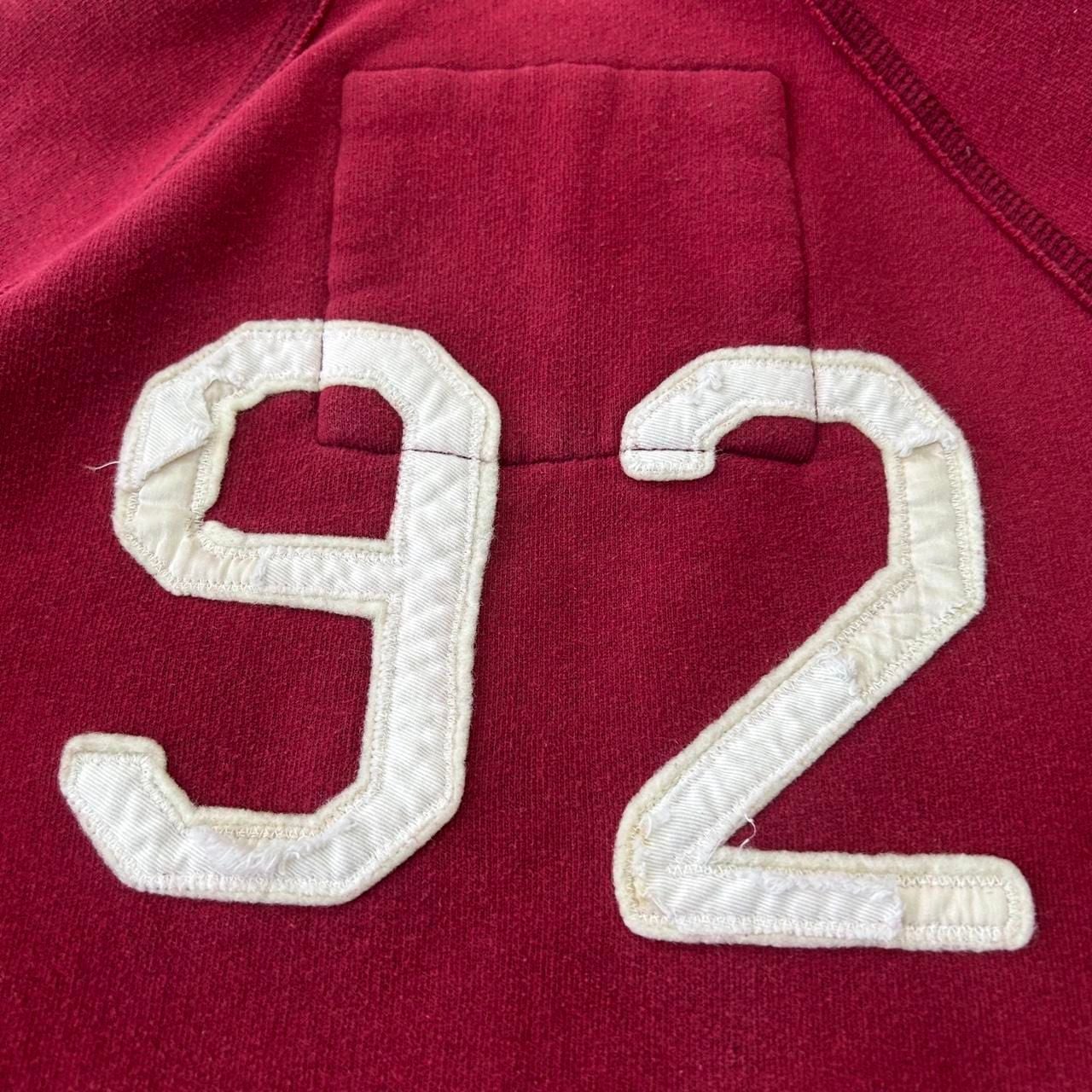 Abercrombie & Fitch Fitch 92 Hoodie Size M Burgundy Red 7