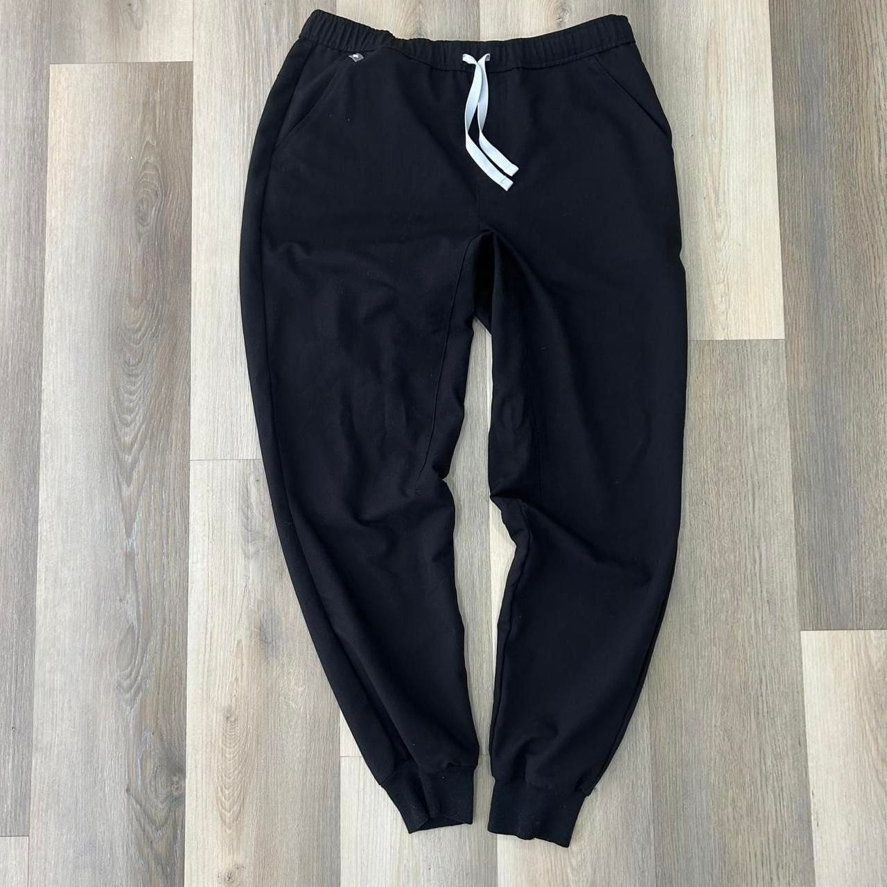 FIGS Technical Collection Jogger Scrub Pants Size L Black 2