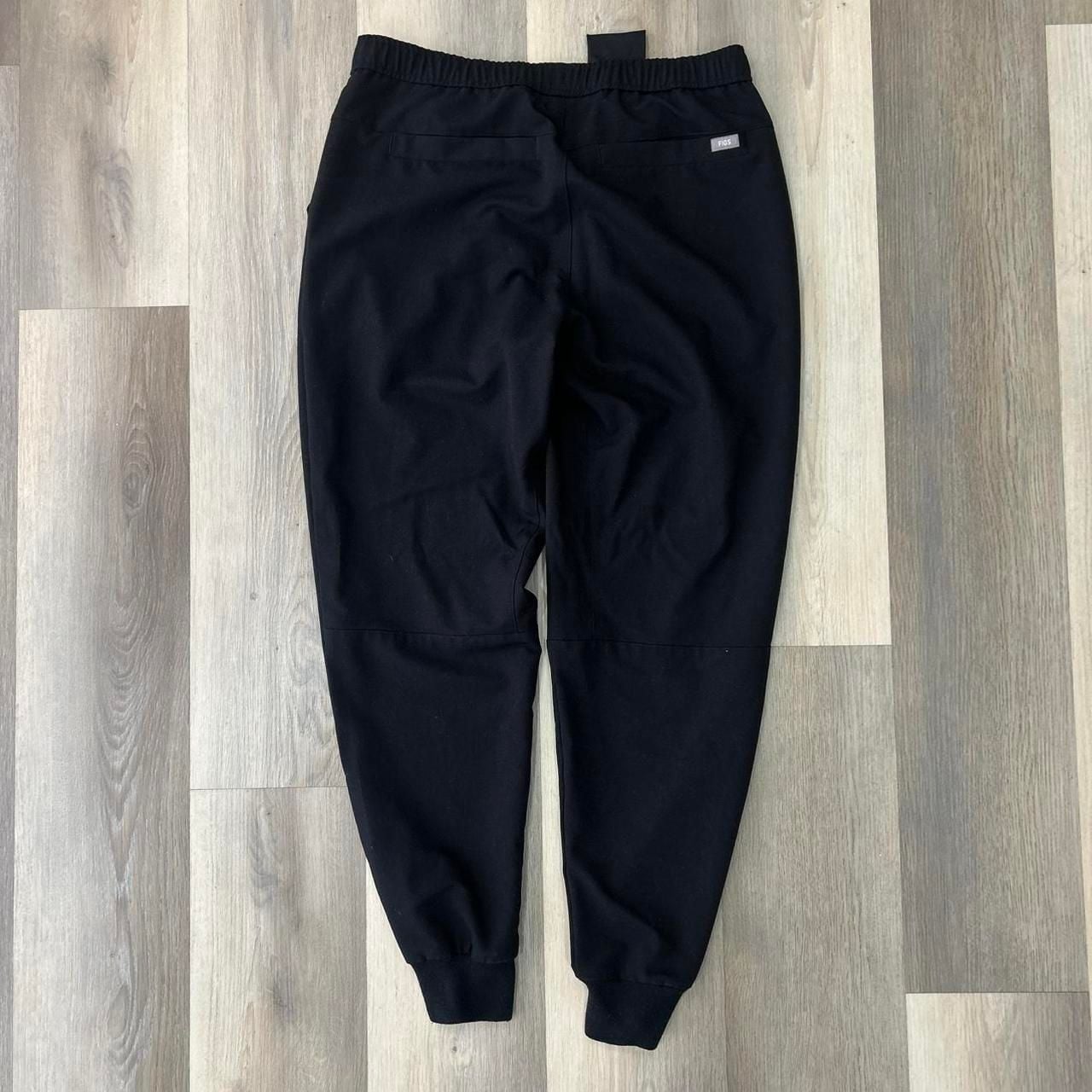 FIGS Technical Collection Jogger Scrub Pants Size L Black 3