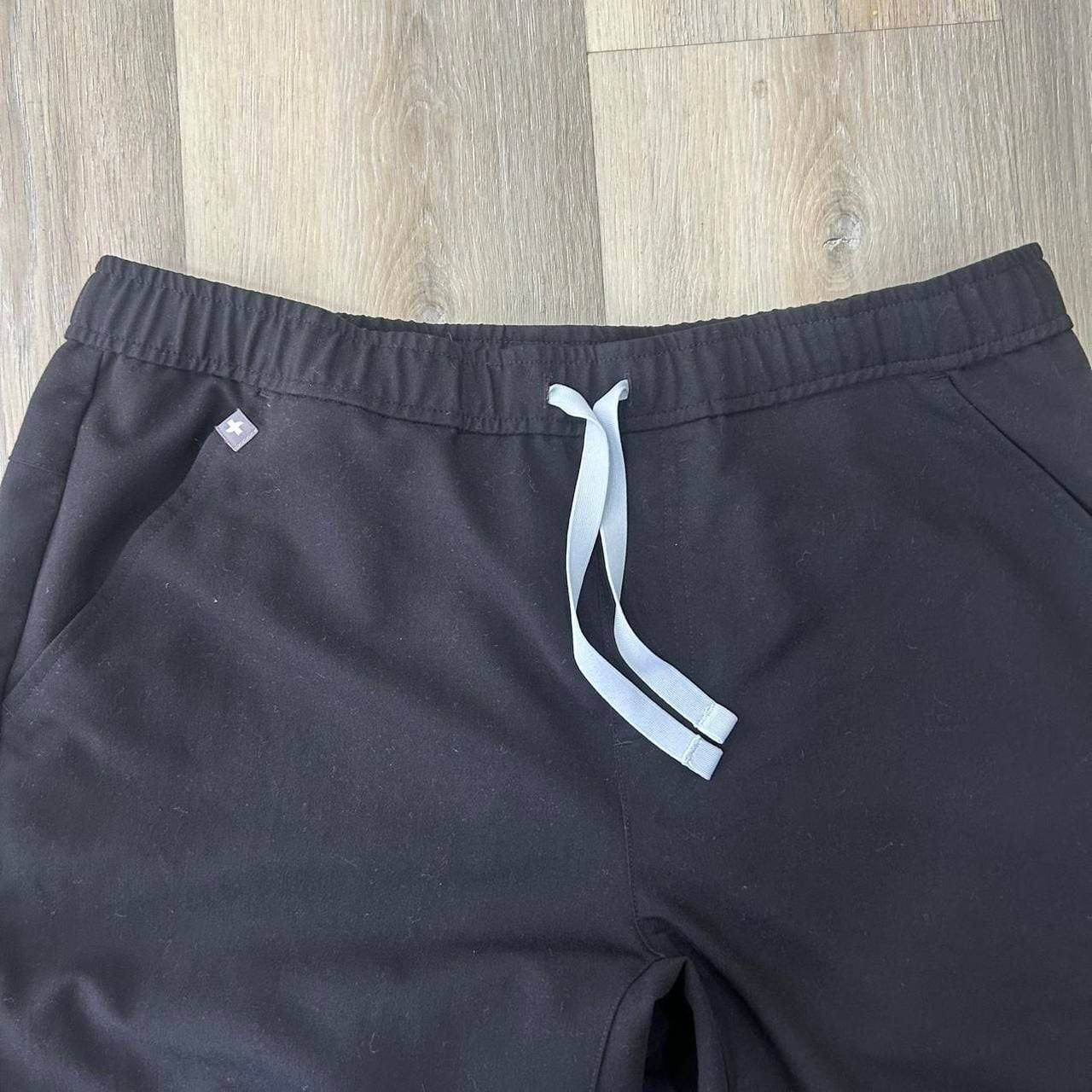 FIGS Technical Collection Jogger Scrub Pants Size L Black 4