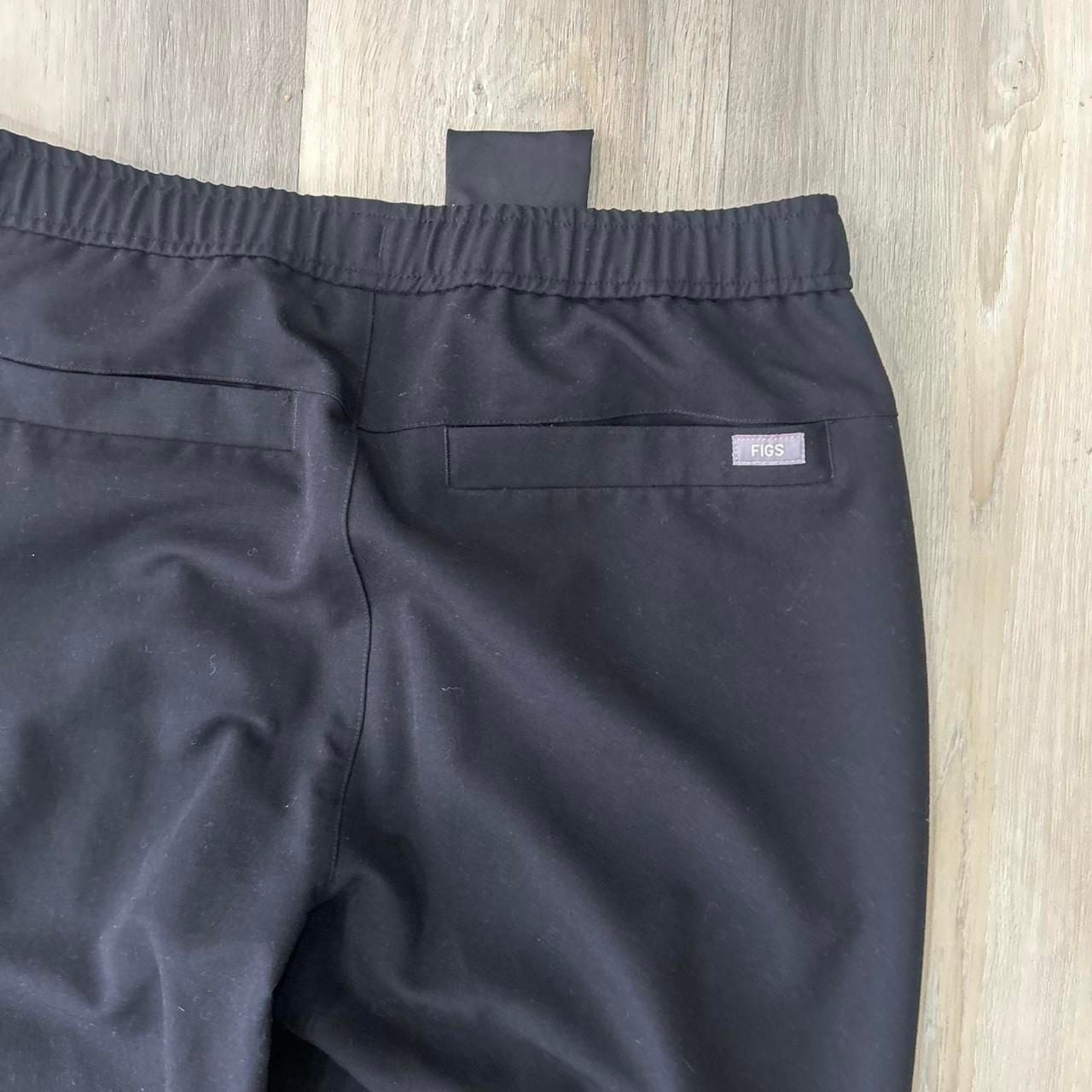 FIGS Technical Collection Jogger Scrub Pants Size L Black 7