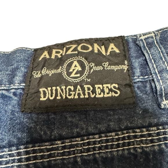 Arizona Jean Company Dungarees 100% Cotton Denim Shorts Size 7 Junior 4