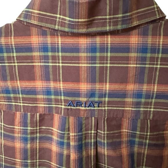 Ariat Men's Pro Series Scotty Button-Down Long Sleeve Shirt Size L 7