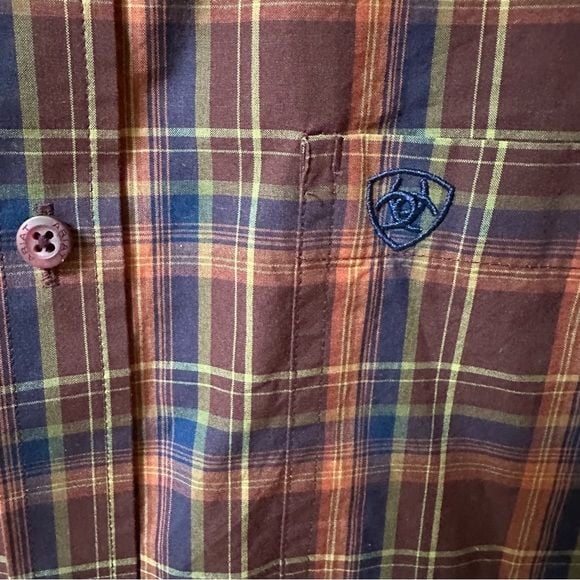 Ariat Men's Pro Series Scotty Button-Down Long Sleeve Shirt Size L 8
