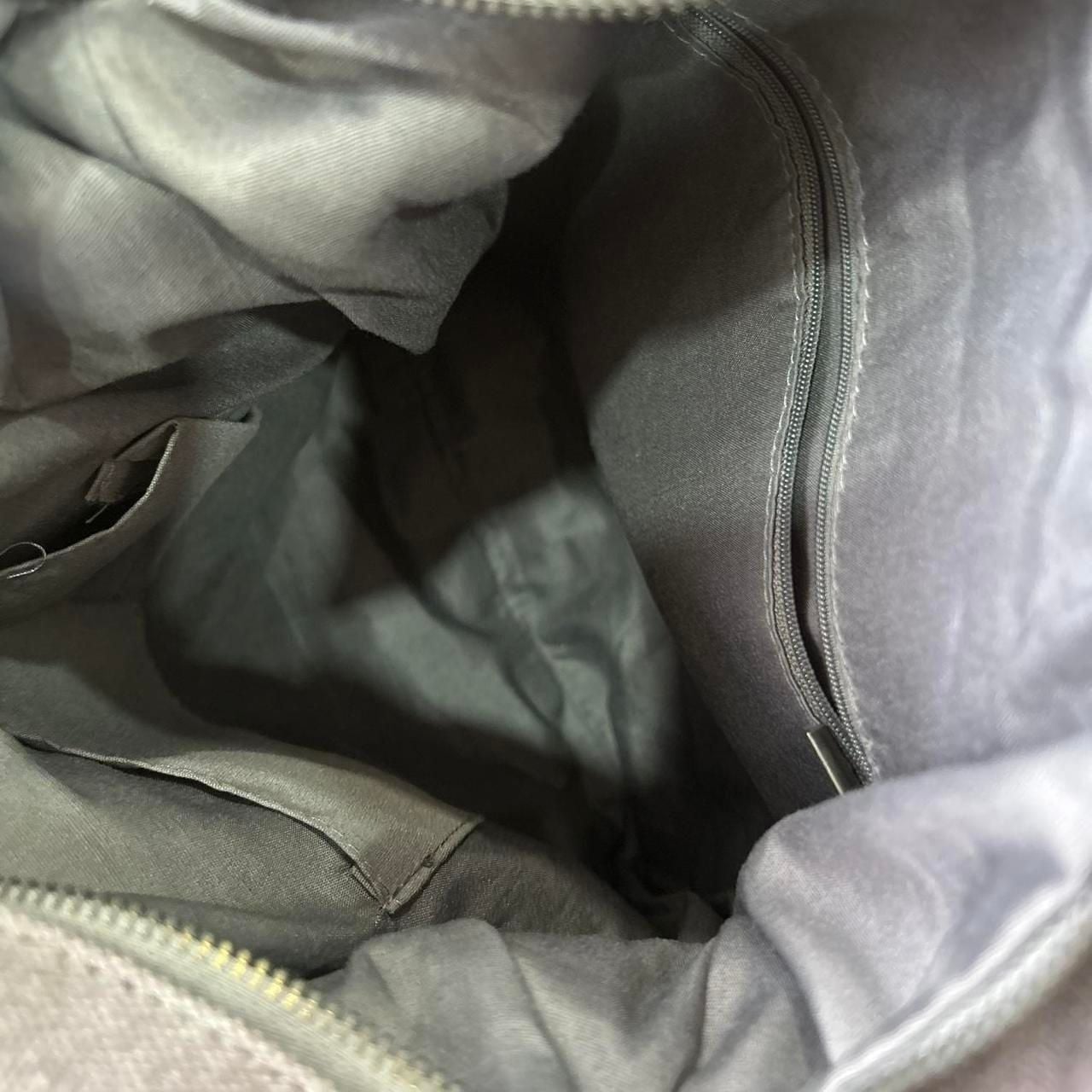Gray Canvas Crossbody Bag Messenger Bag Minimalist 5