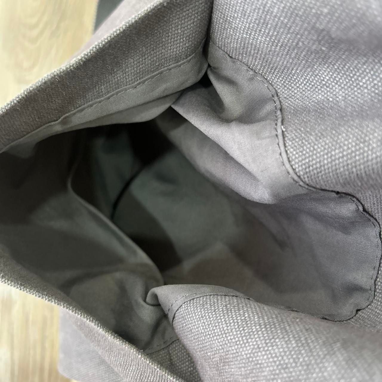 Gray Canvas Crossbody Bag Messenger Bag Minimalist 6