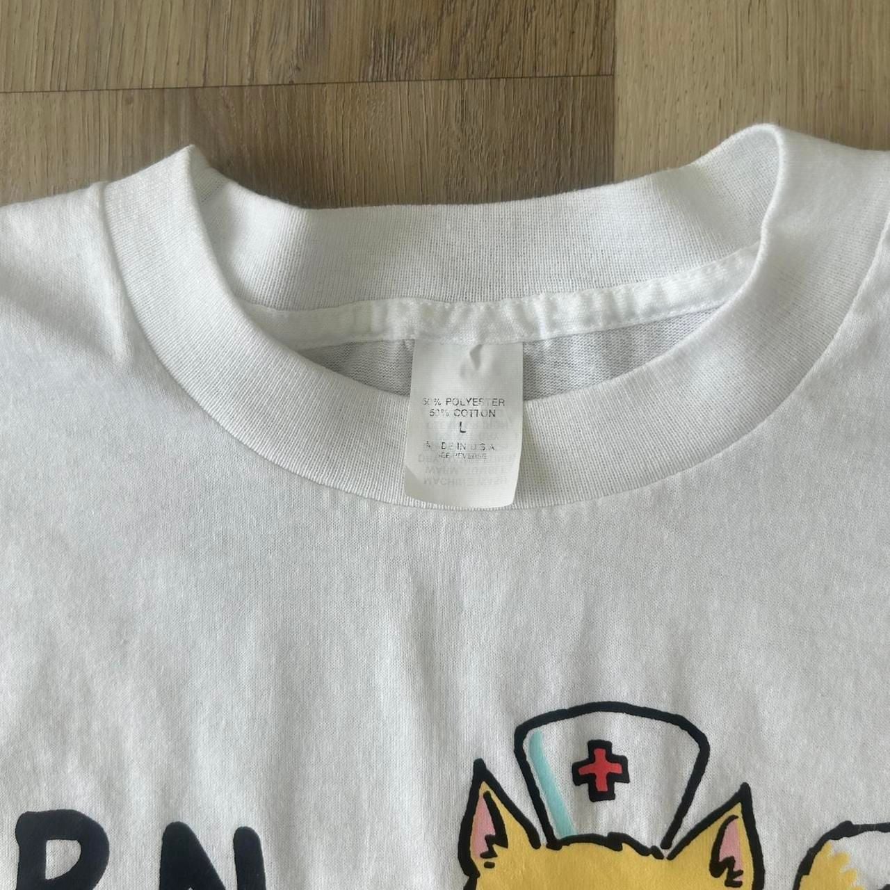 Shoebox Greetings Nurse Dog T-Shirt Size L Vintage RN Real Nice 5