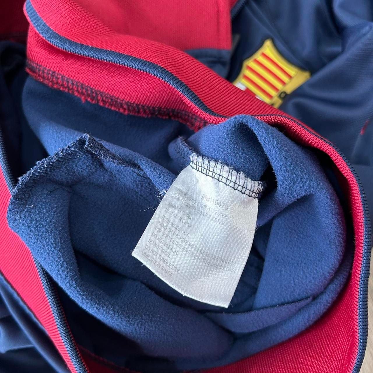 FC Barcelona Track Jacket Size L Navy Red Official Merchandise 8