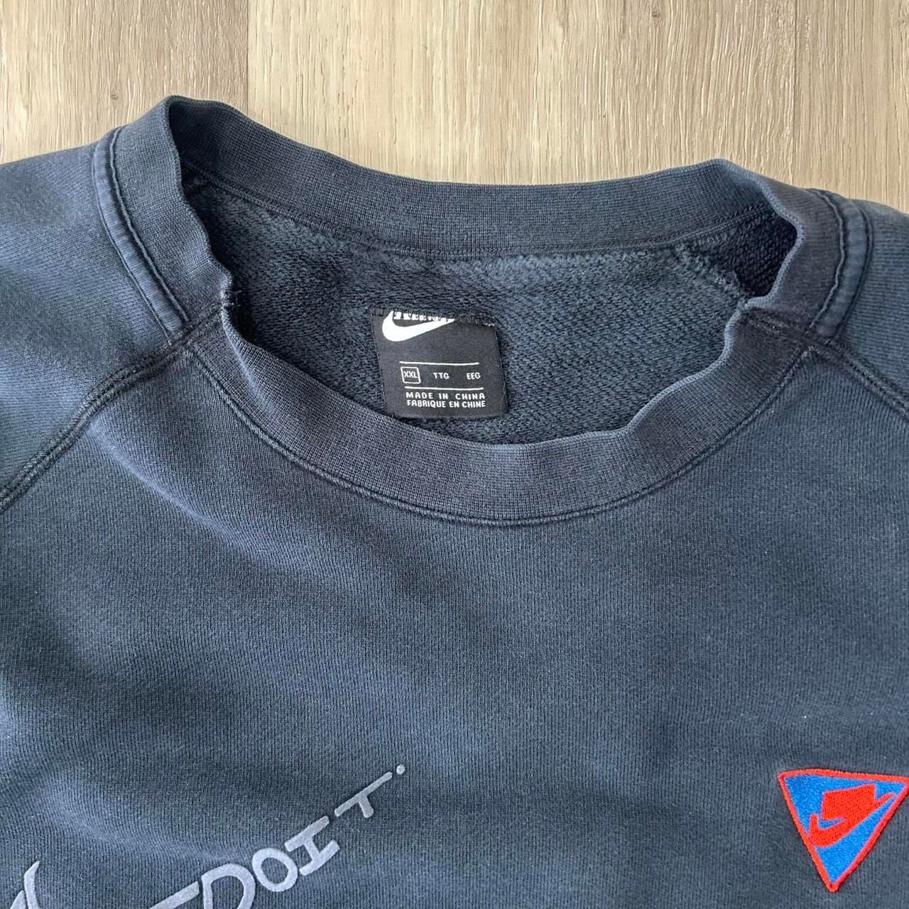 Nike NSW Graffiti Print Pullover Sweatshirt Size XXL Black 3
