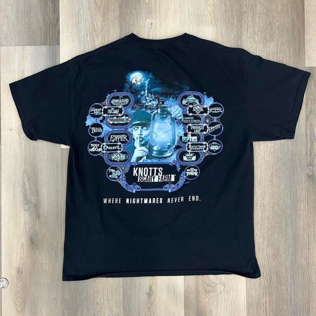 Knott's Scary Farm 2021 T-Shirt Black Halloween Theme 2