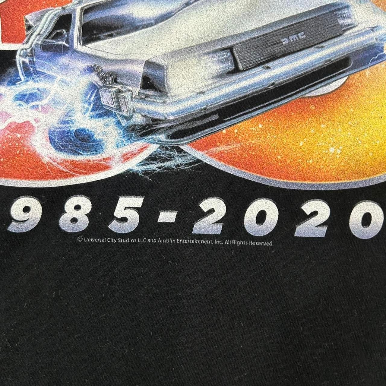 Gildan Back To The Future 35th Anniversary T-Shirt Size XL Black 8