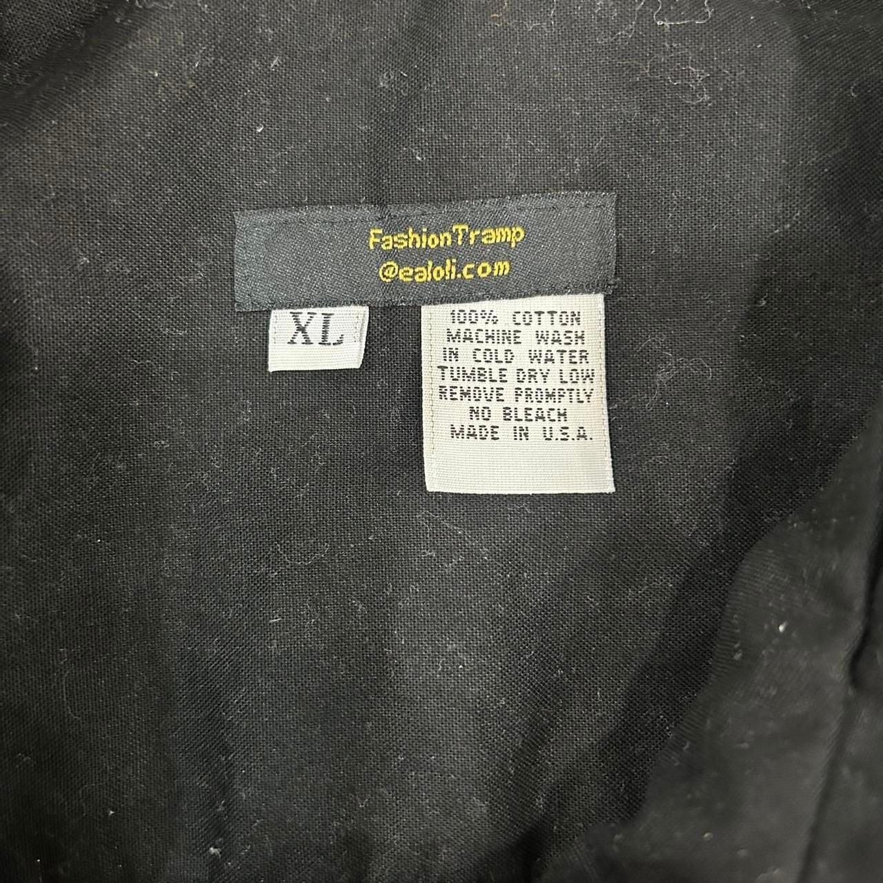 Fashion Tramp Knott's Scary Farm Button Up Shirt XL Black Halloween Haunt 8