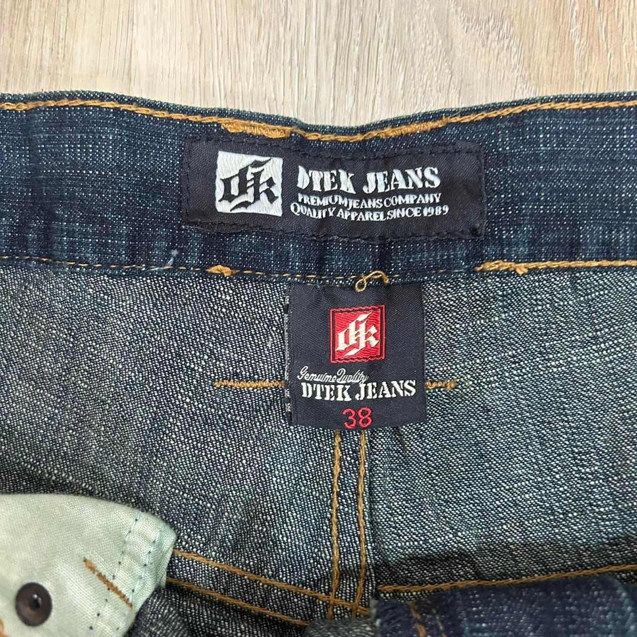DTEK Jeans Denim Shorts Size 38 Baggy Jorts Skater 3