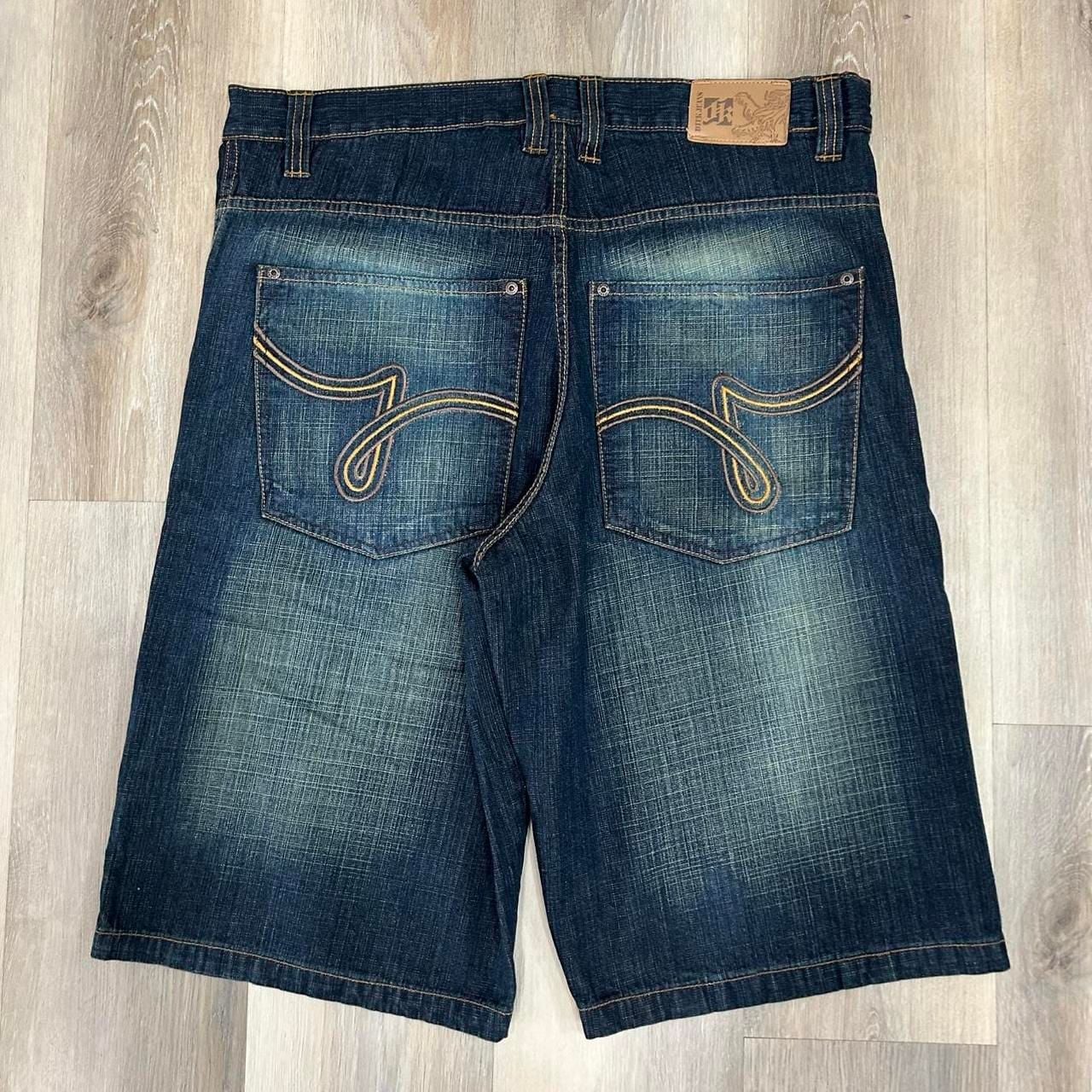 DTEK Jeans Denim Shorts Size 38 Baggy Jorts Skater 5