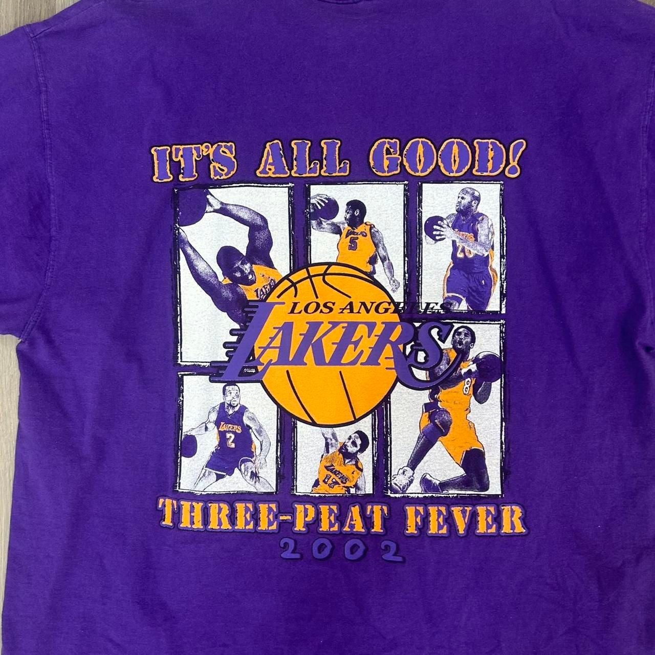 Fruit of the Loom Los Angeles Lakers T-Shirt XL 2002 NBA Playoffs 3