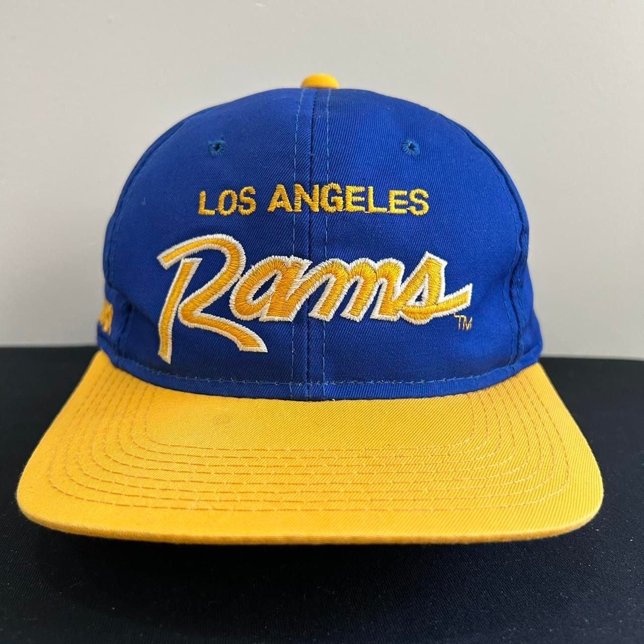 Pro Specialties Los Angeles Rams Snapback Hat One Size Blue Yellow NFL 2