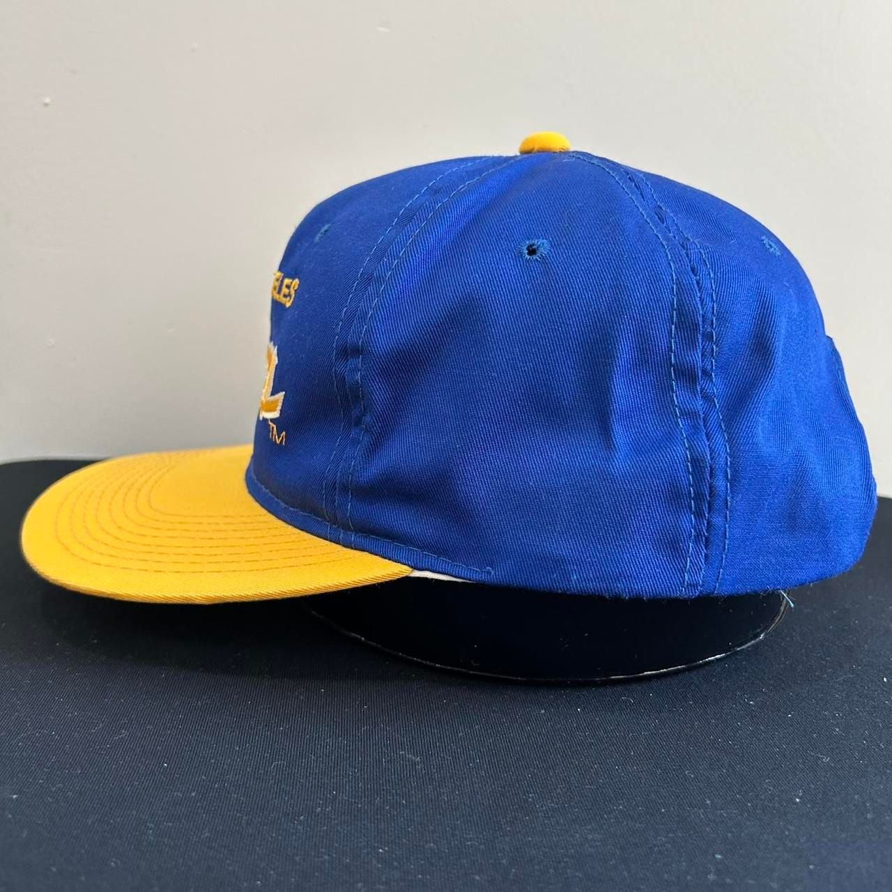 Pro Specialties Los Angeles Rams Snapback Hat One Size Blue Yellow NFL 3