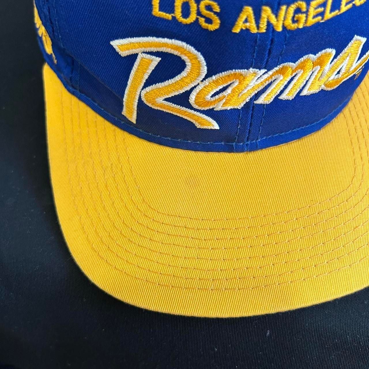 Pro Specialties Los Angeles Rams Snapback Hat One Size Blue Yellow NFL 6