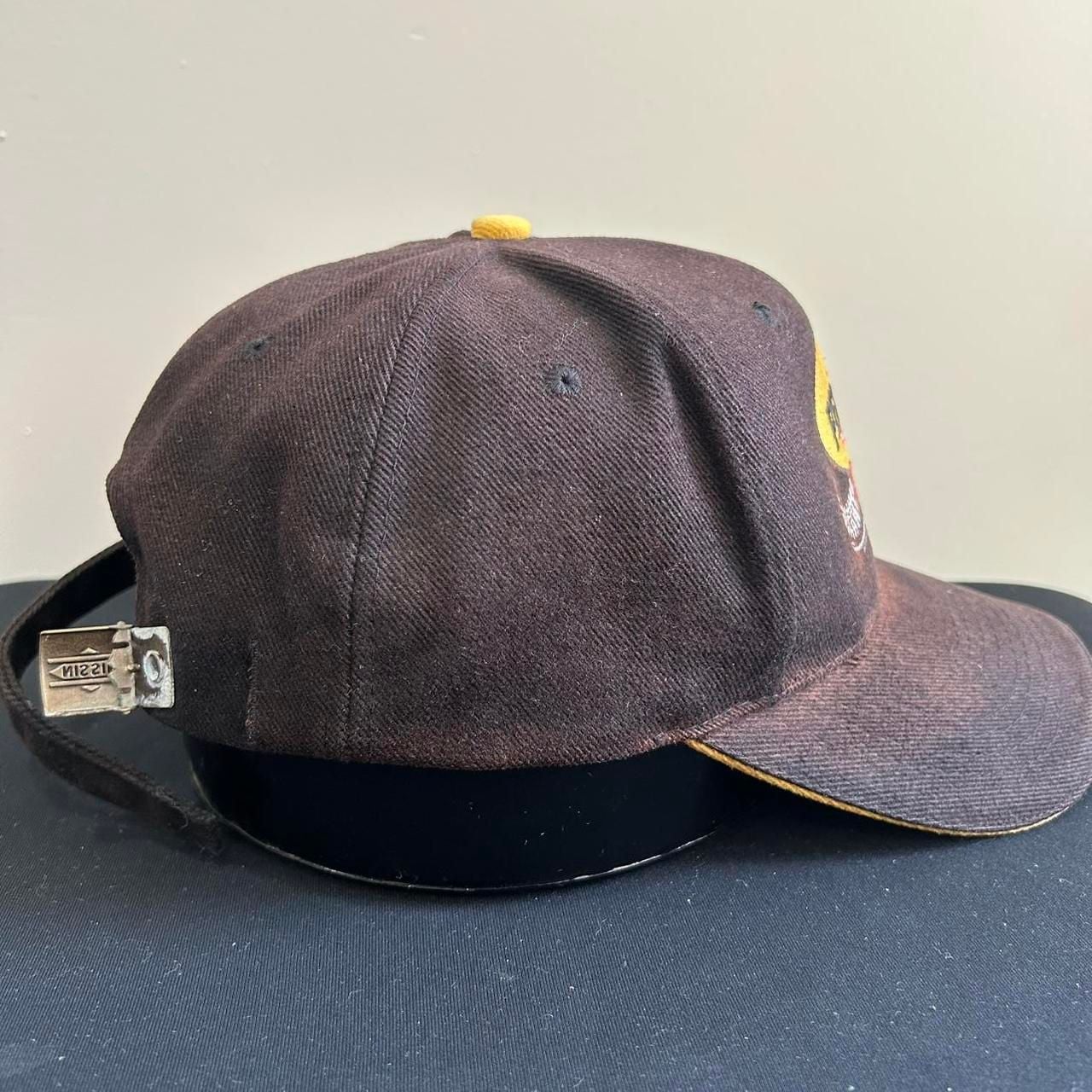 Pennzoil Racing Vintage Baseball Cap Black Yellow Embroidered Logo 7