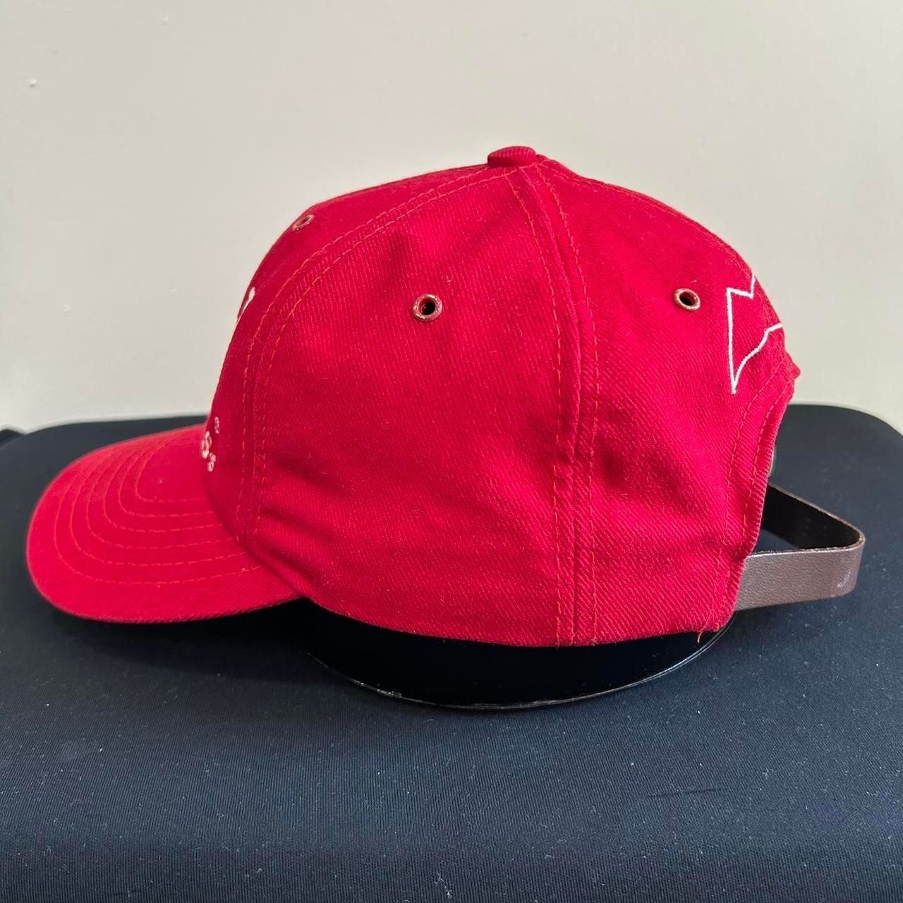Budweiser King Of Beers Red Baseball Cap Adjustable 3