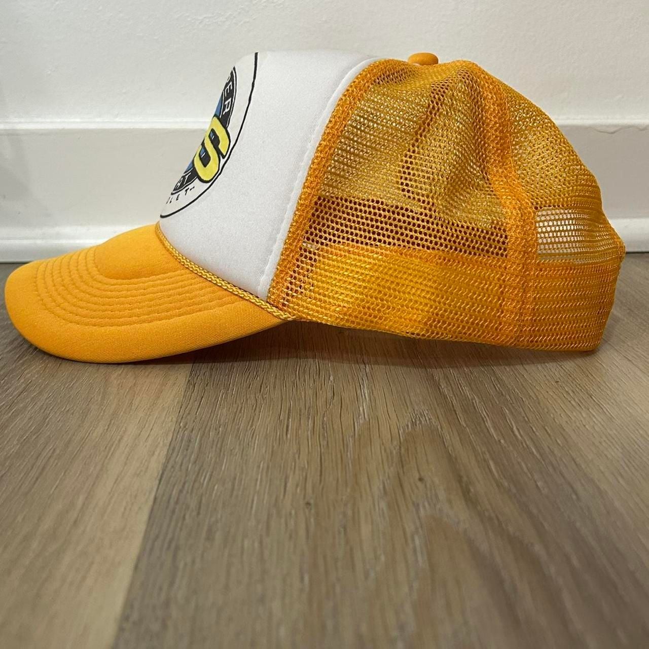 Nissun Cap Nissan SS Chevrolet Trucker Hat Yellow White Adjustable 5