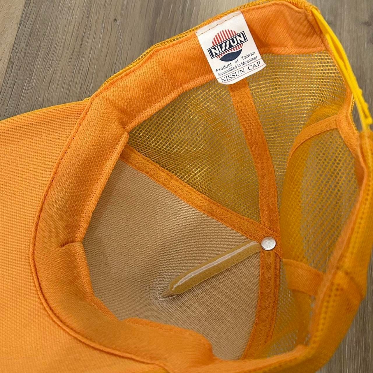 Nissun Cap Nissan SS Chevrolet Trucker Hat Yellow White Adjustable 6