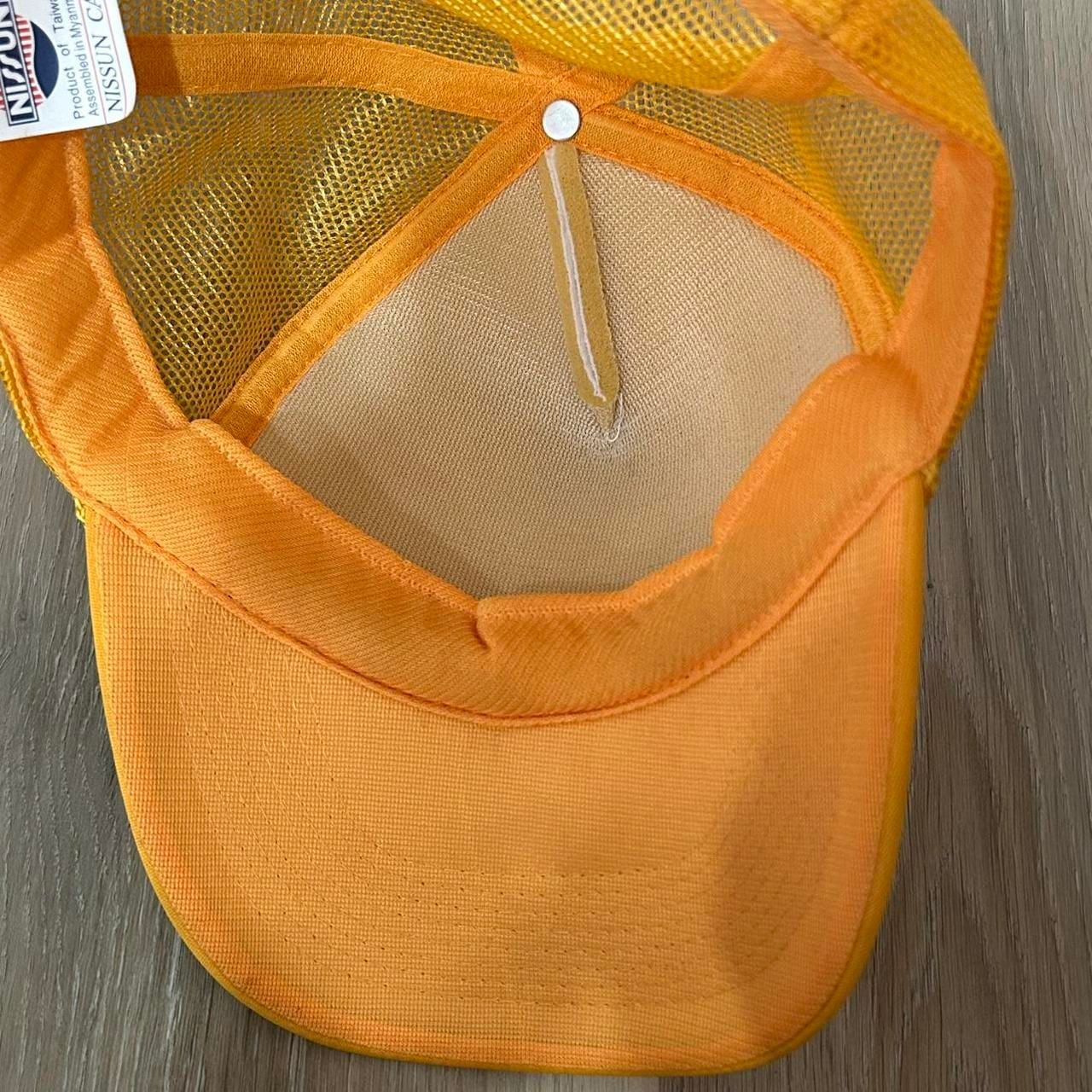 Nissun Cap Nissan SS Chevrolet Trucker Hat Yellow White Adjustable 7
