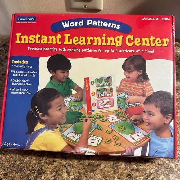 Word Patterns Spelling Instant Learning Center NIB 1