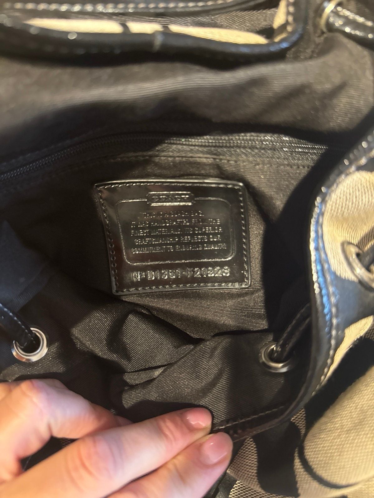 Coach backpack 6