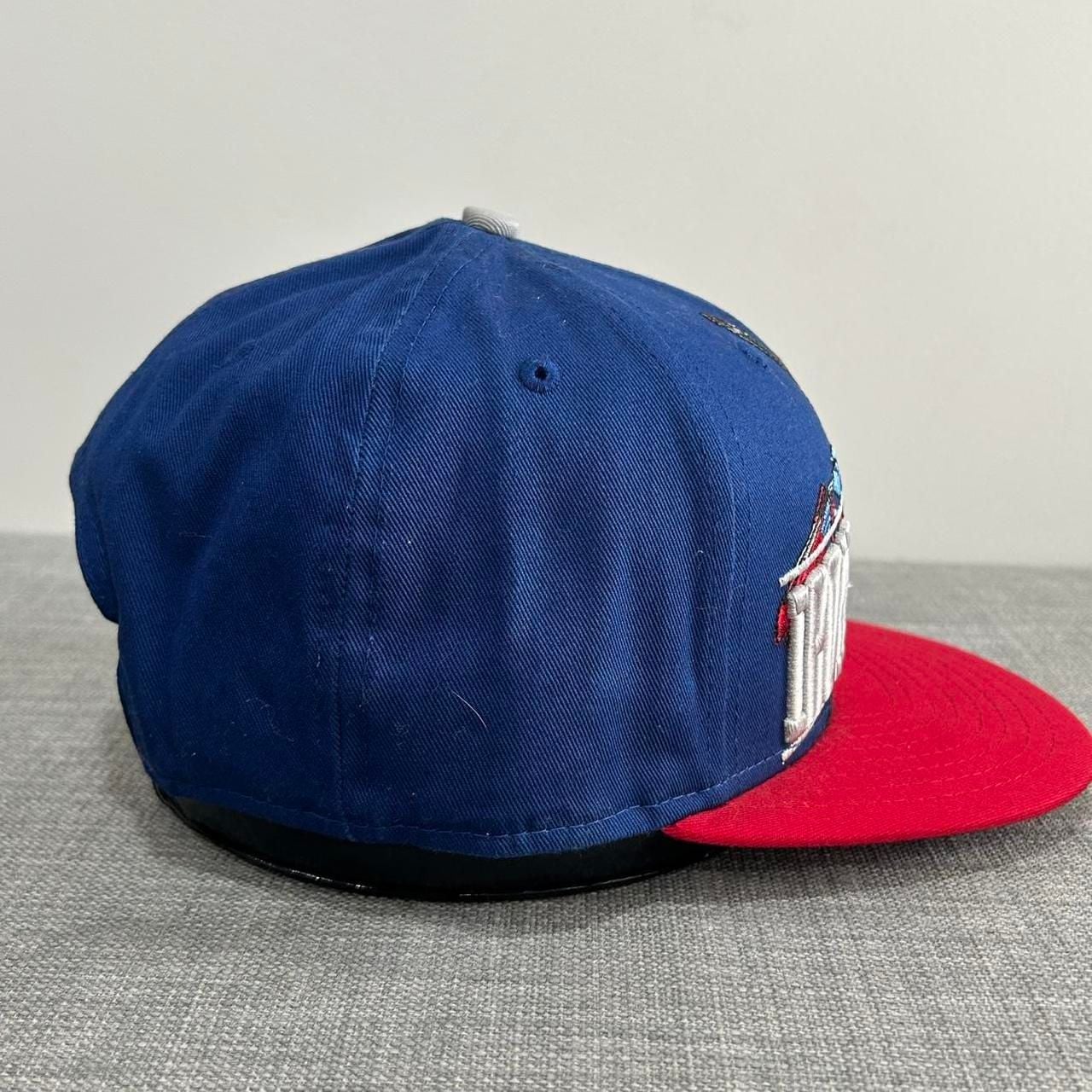 New Era Iron Patriot Marvel 9FIFTY Snapback Hat One Size Blue Red 4