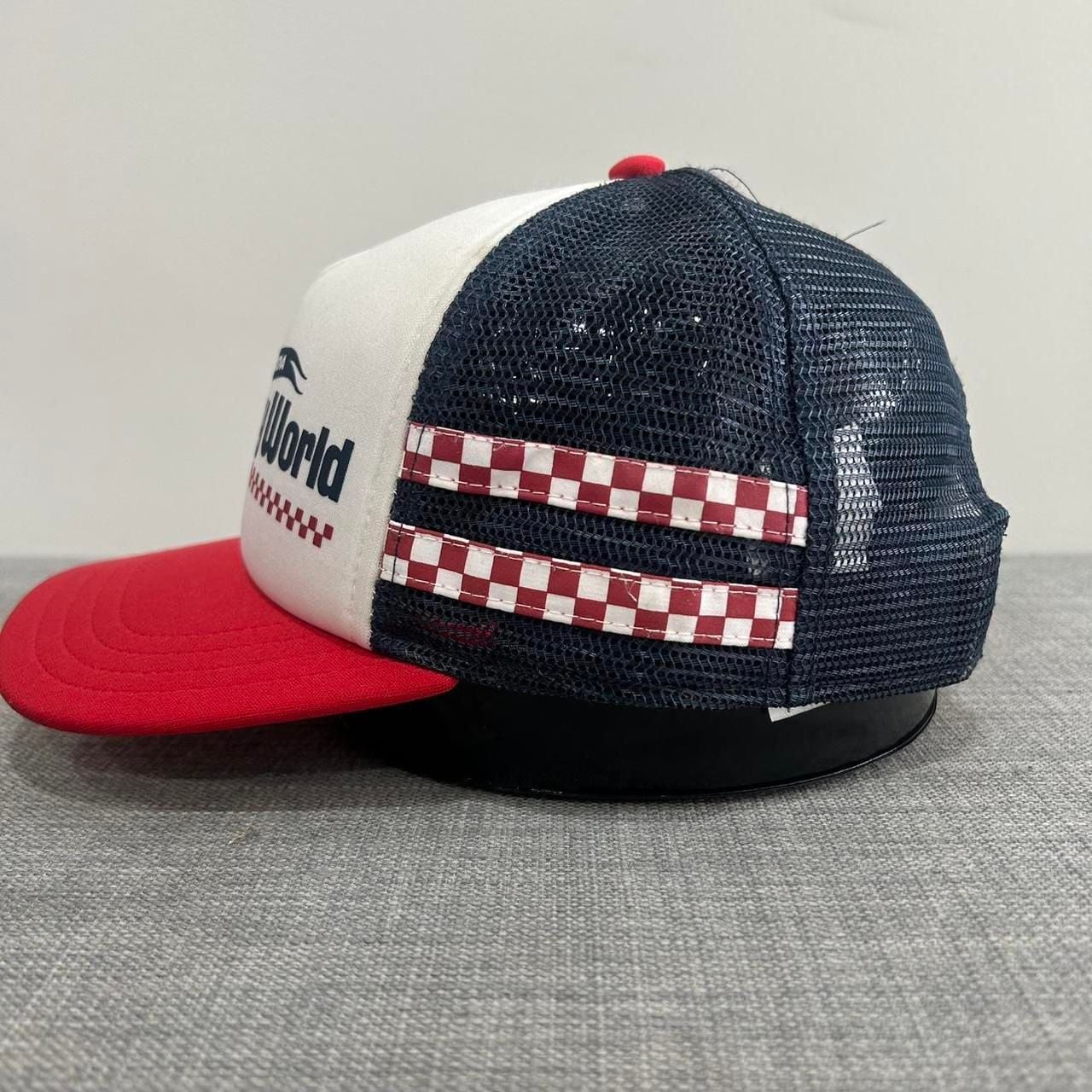 Vans Disney World Trucker Hat Red White Blue Snapback 2