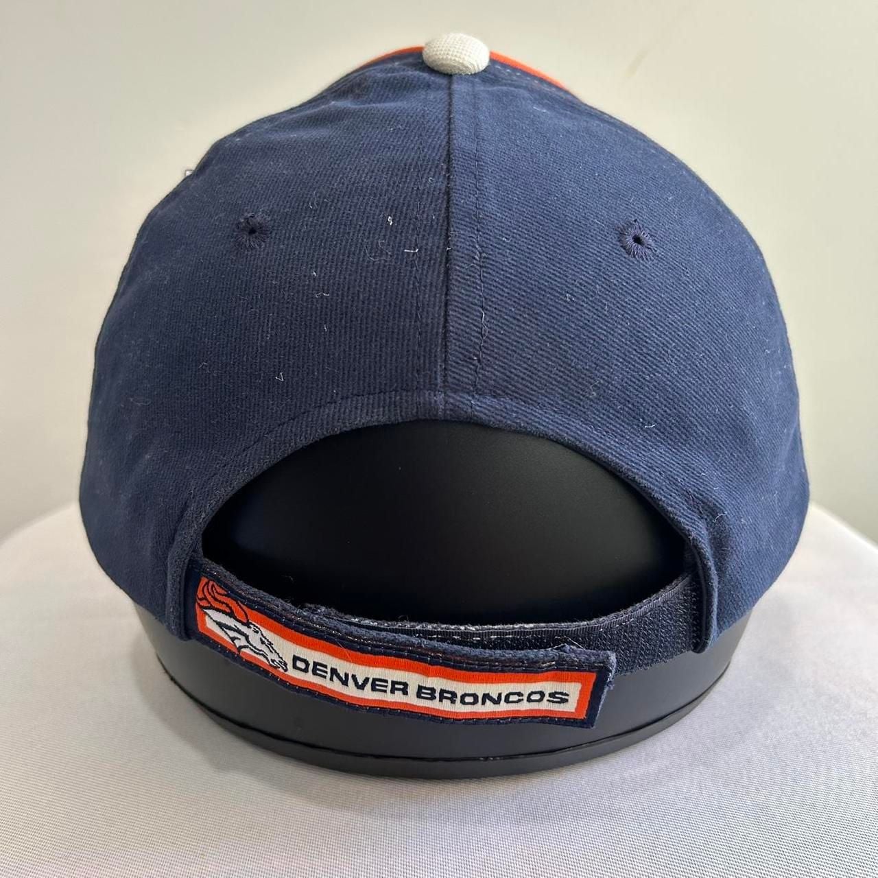 Denver Broncos NFL Baseball Cap Hat White Orange Blue 4