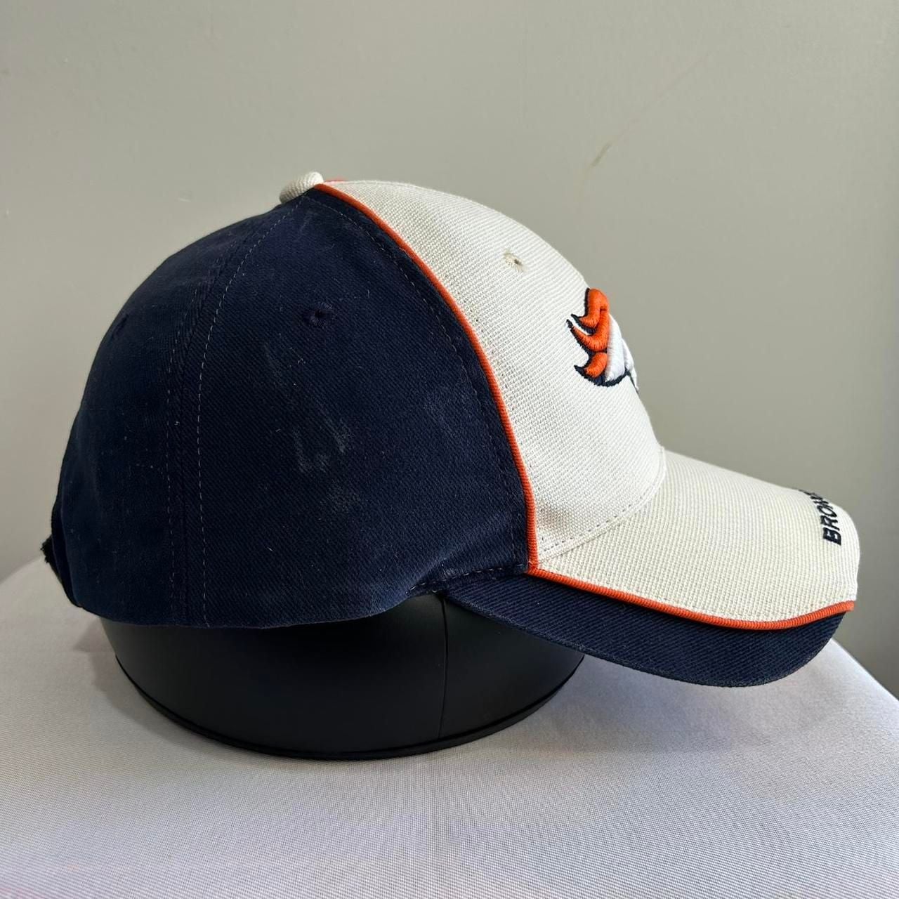 Denver Broncos NFL Baseball Cap Hat White Orange Blue 5