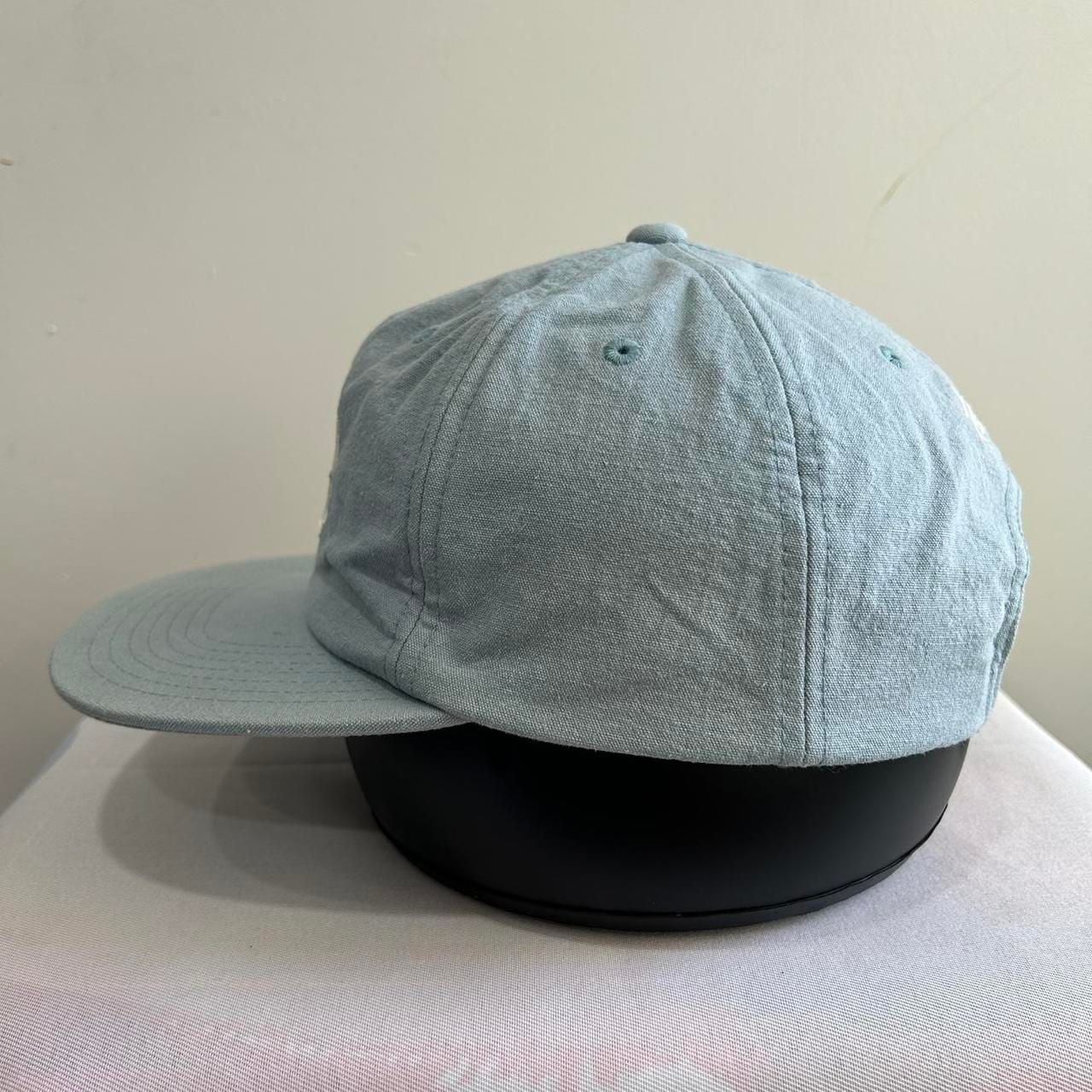 Stussy Sport Embroidered S Cap Blue Snapback 3