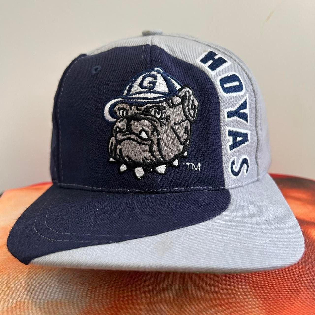 American Needle Georgetown Hoyas Snapback Hat One Size Blue Grey Wool 2