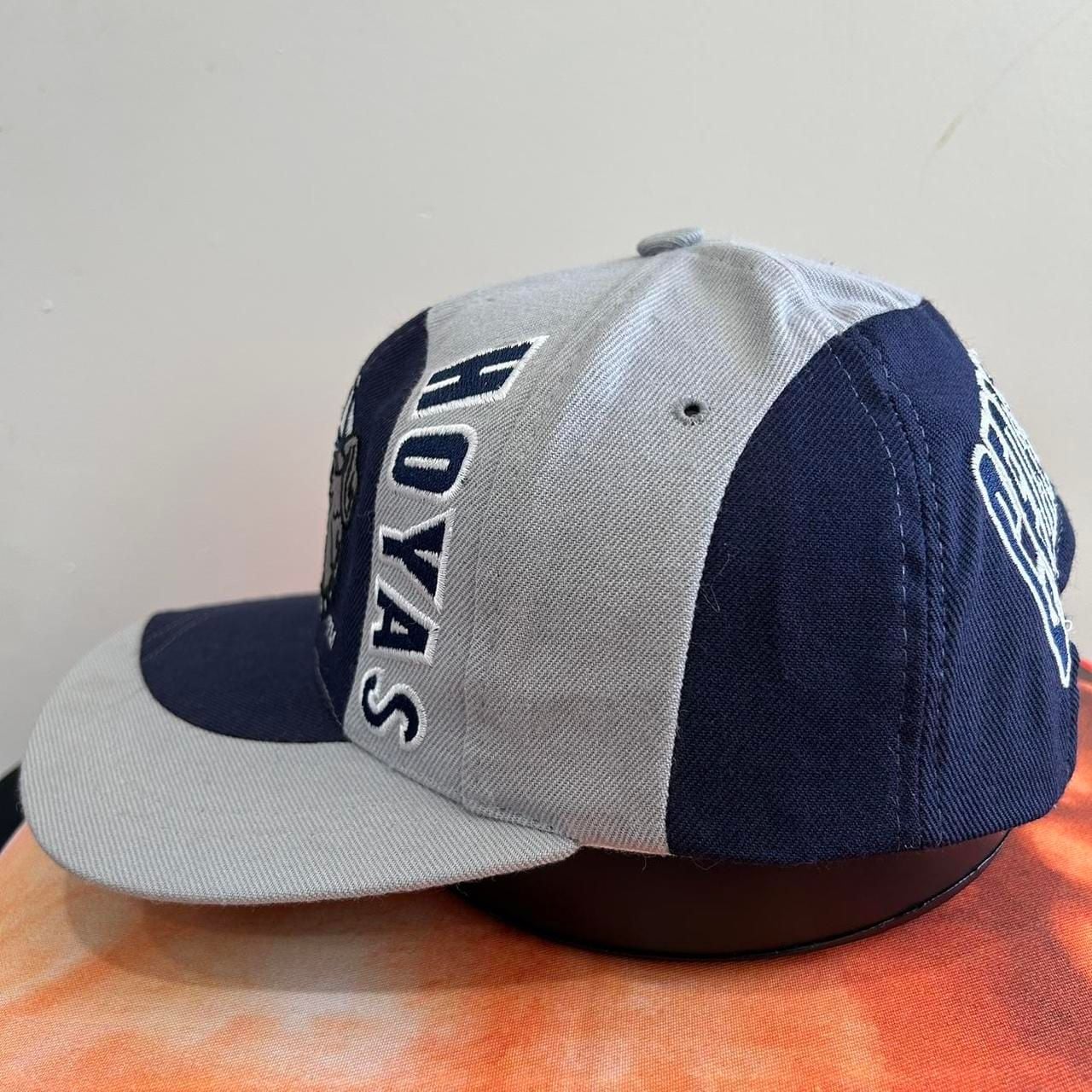 American Needle Georgetown Hoyas Snapback Hat One Size Blue Grey Wool 3