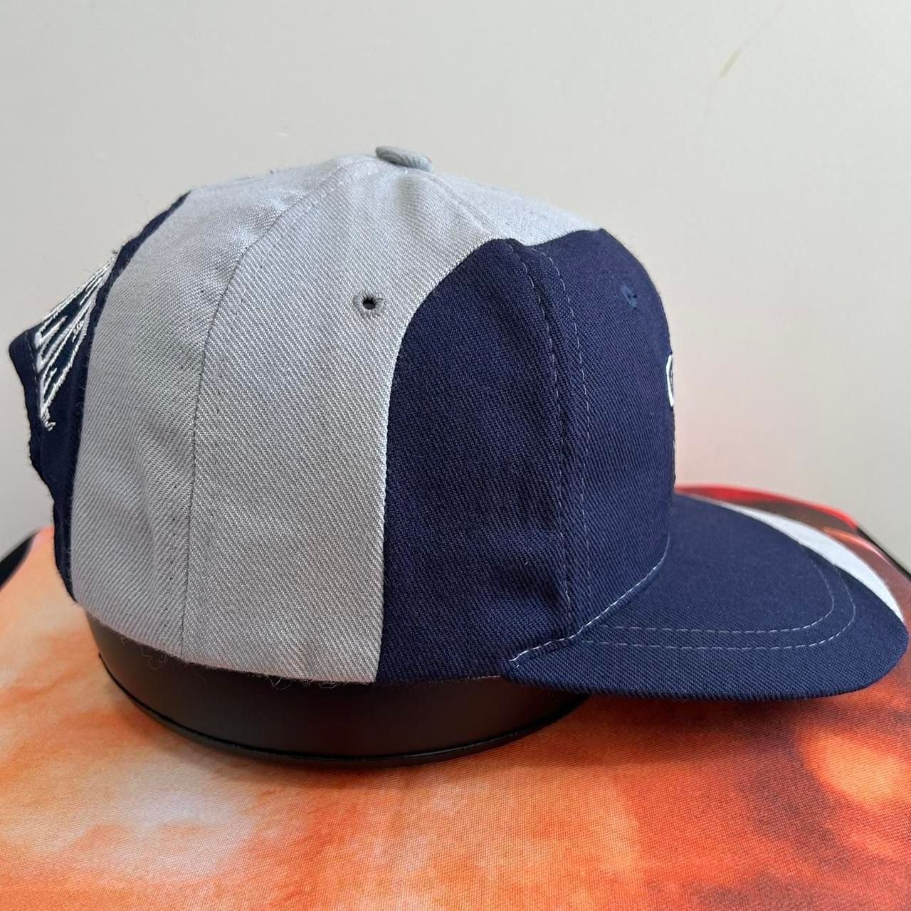 American Needle Georgetown Hoyas Snapback Hat One Size Blue Grey Wool 5