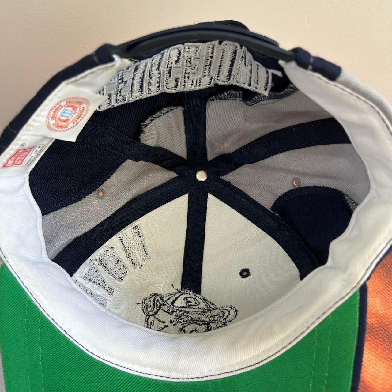 American Needle Georgetown Hoyas Snapback Hat One Size Blue Grey Wool 6