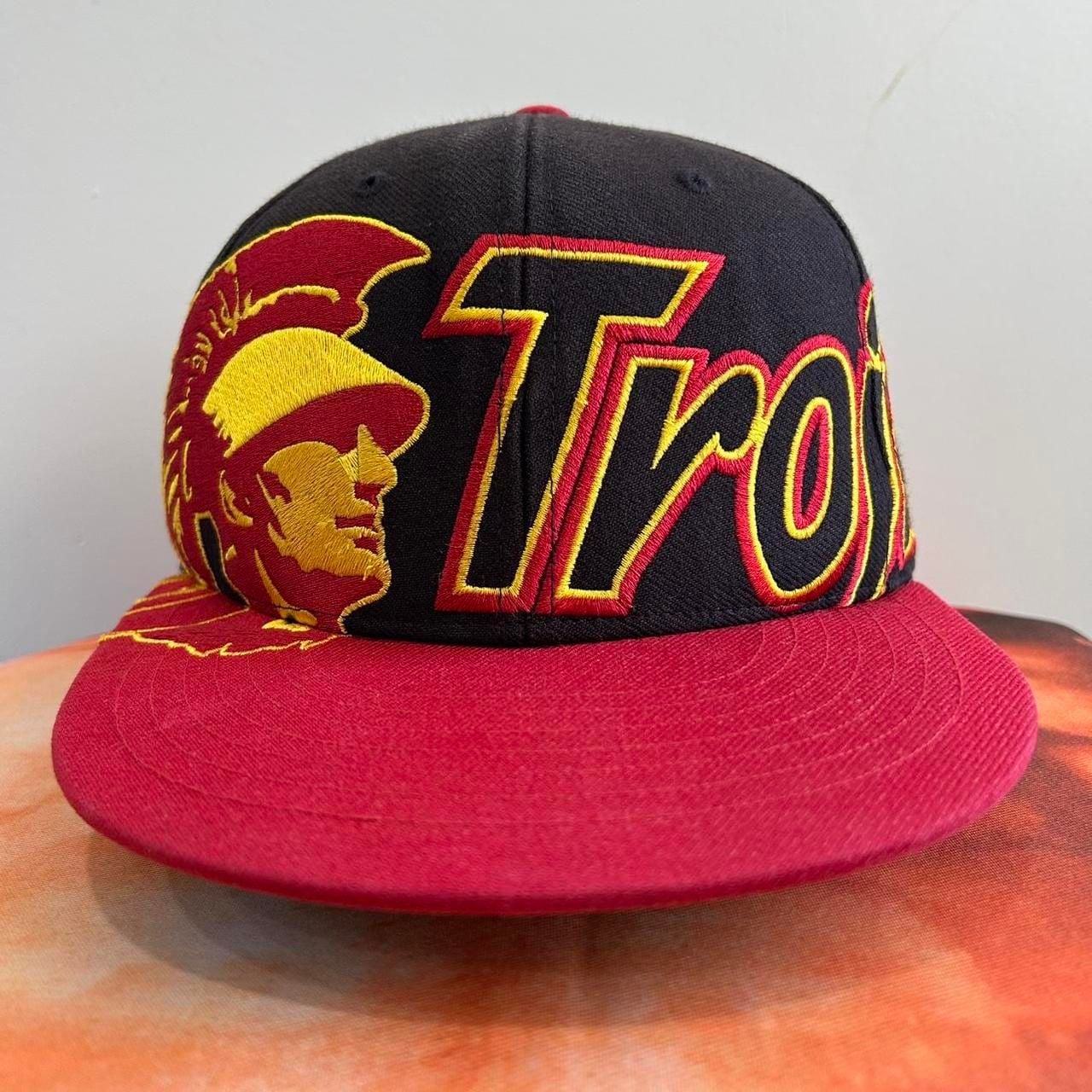 Heritage USC Trojans Snapback Hat Black Red 2