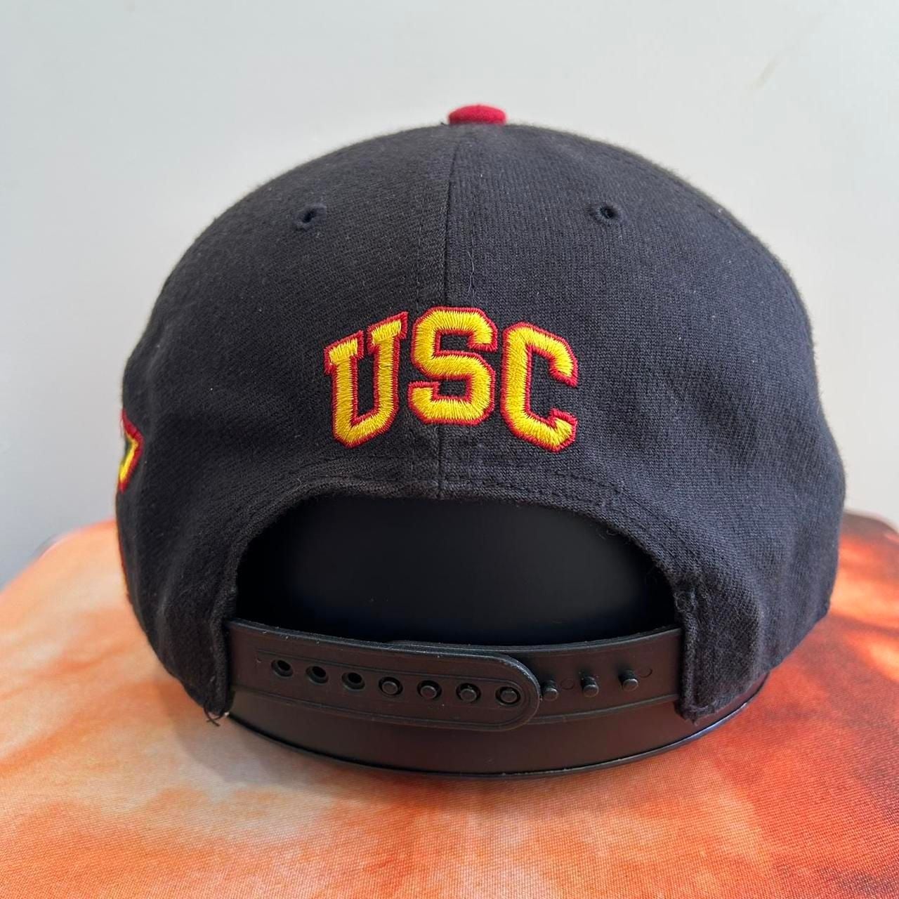 Heritage USC Trojans Snapback Hat Black Red 4