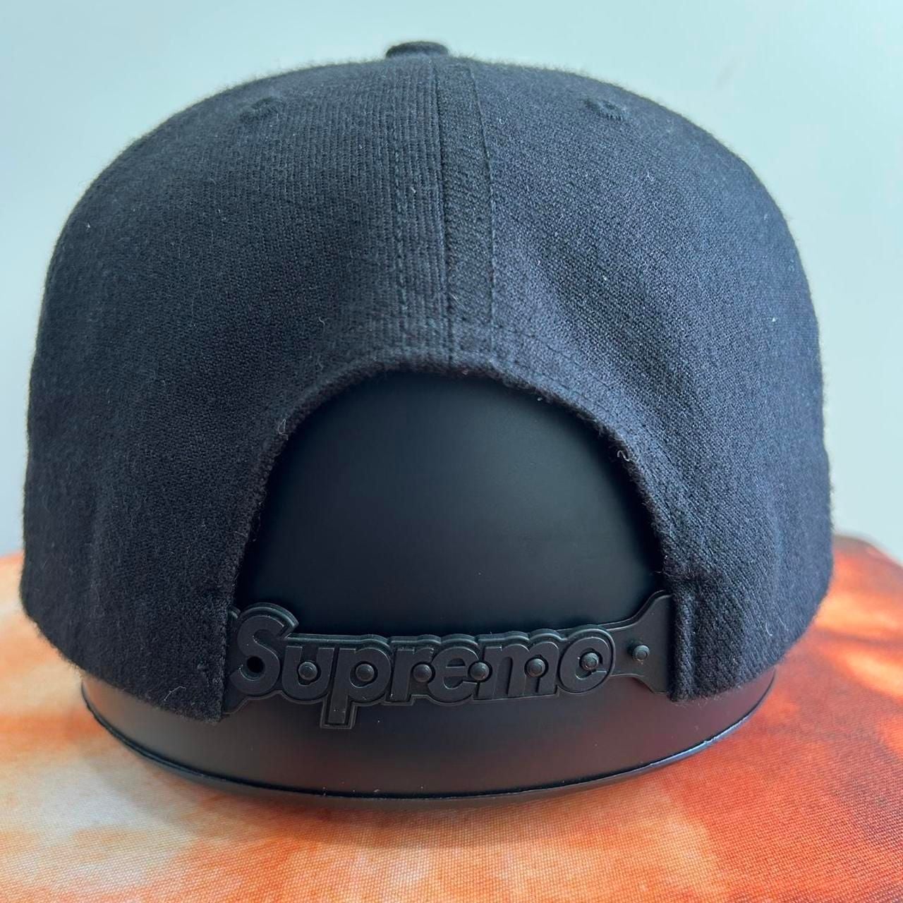 Supreme Independent 5 Panel Hat Black Red Teal 5