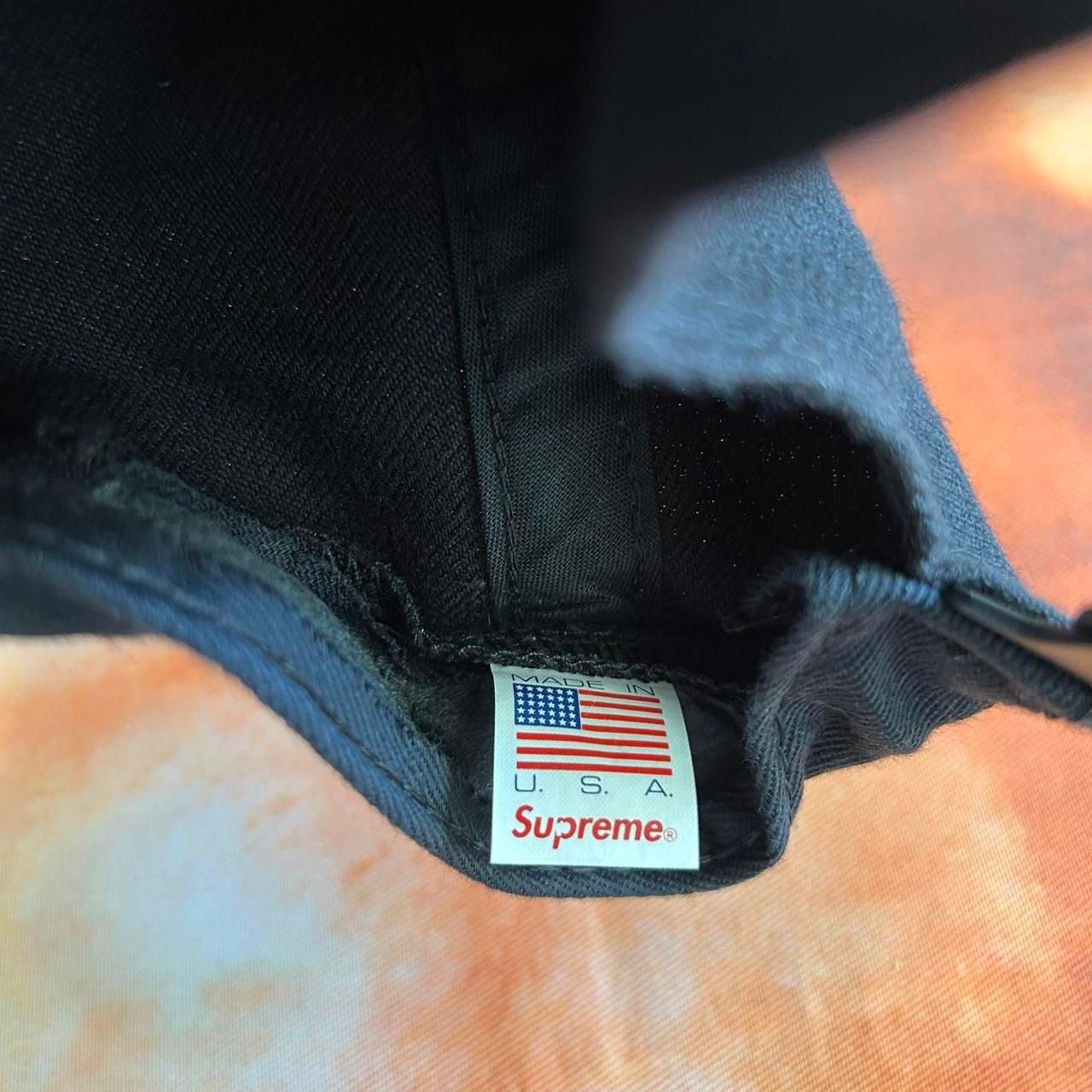 Supreme Independent 5 Panel Hat Black Red Teal 8