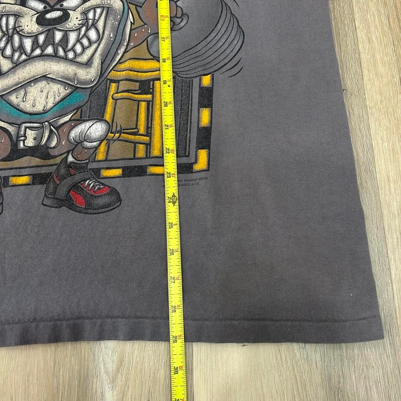 Changes Looney Tunes Taz Gym T-Shirt Size XL Vintage 1995 Warner Bros 5