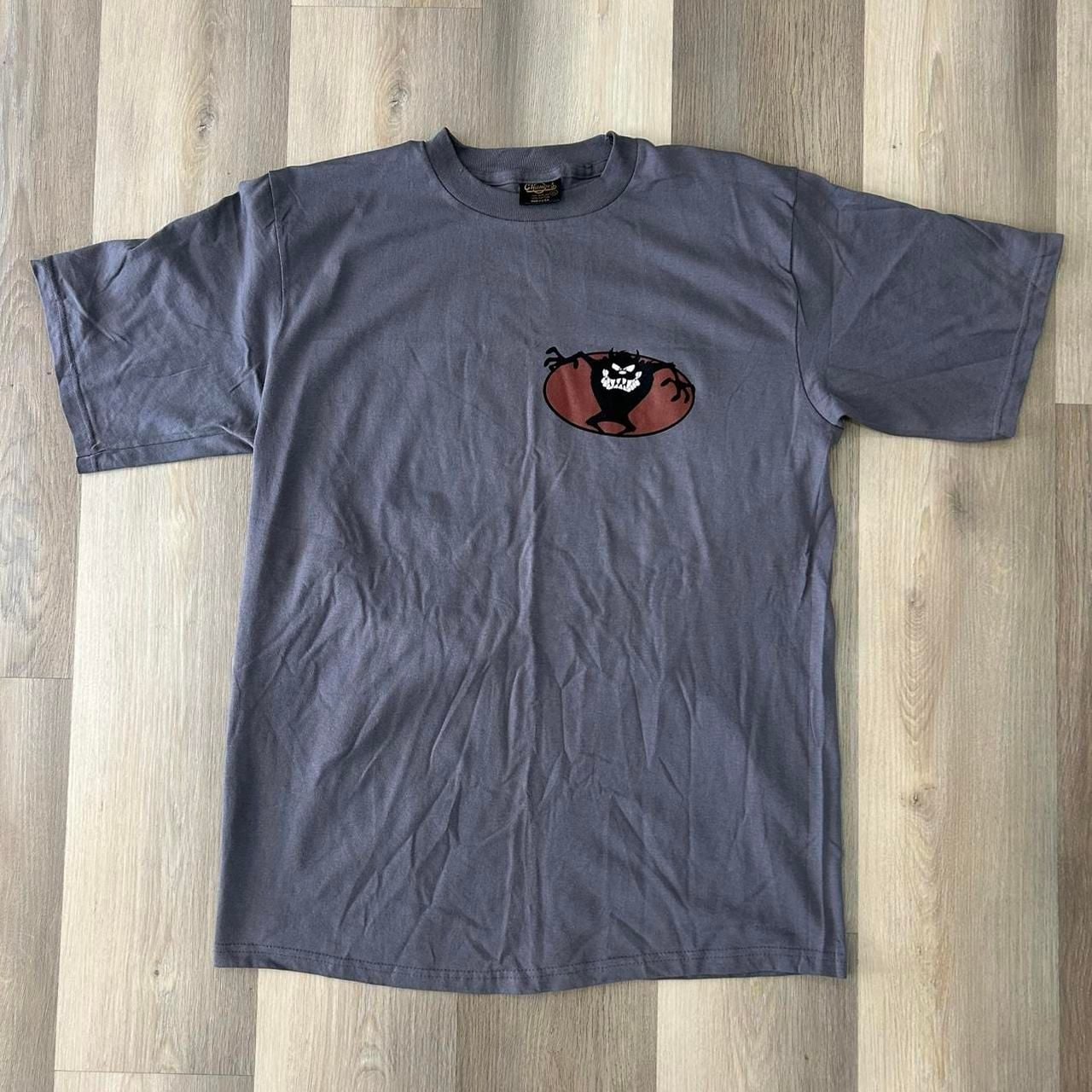 Changes Taz Looney Tunes T-Shirt Size XL Vintage 1995 Grey Graphic Tee 2