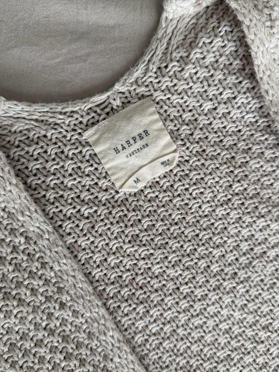 Harper Heritage Cream Knit Cardigan 6